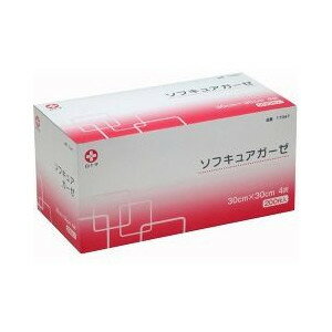 【3個セット】 ソフキュアガーゼ 30cm*30cm 医療用不織布 4折 200枚入×3個セット　【正規品】【mor】【..