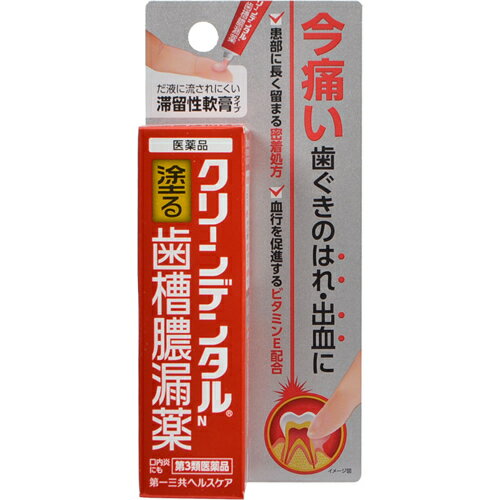 【第3類医薬品】【20個セット】 クリーンデンタルN 歯槽膿漏薬 8g×20個セット 【正規品】