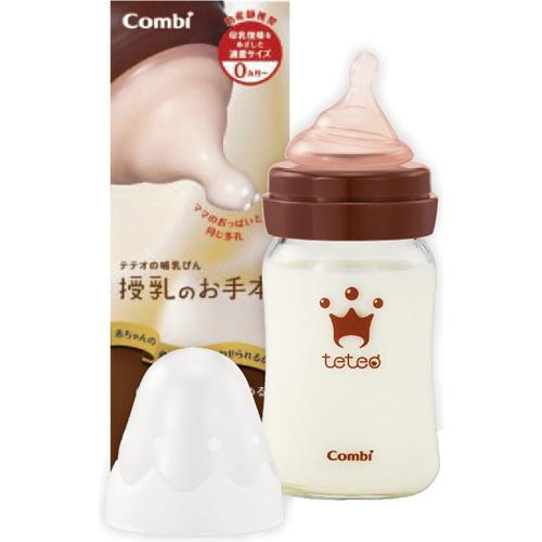 【20個セット】 テテオ 授乳のお手本 哺乳びん 耐熱ガラス SSサイズ 乳首付 1コ入×20個セット【正規品】【k】【mor】【ご注文後発送までに2週間前後頂戴する場合がございます】