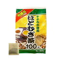 ユウキ製薬 やわらか焙煎 はとむぎ茶100% 商品説明 『ユウキ製薬 やわらか焙煎 はとむぎ茶100%』 はとむぎは、中国南部や東南アジアを原産地とするイネ科の植物で古くから親しまれてきました。 現在も、はとむぎは良質なアミノ酸を含んでいると言われており、健康茶やサプリメントなどで広く親しまれております。 本品は、はとむぎを100％使用し、丁寧に焙煎した健康茶で、芳ばしい香りを楽しみながら、美味しく毎日ご利用いただけます。 ご家族皆様の健康な毎日にお役立てください。 ユウキ製薬 やわらか焙煎 はとむぎ茶100%　詳細 原材料など 商品名 ユウキ製薬 やわらか焙煎 はとむぎ茶100% 原材料もしくは全成分 はとむぎ 保存方法 ・開封前は温度、湿度、光によって変化しやすいので、涼しい所で保管してください。 内容量 3g*60包入 販売者 ユウキ製薬 ご使用方法 ★煮出す場合 約500ml〜1Lの沸騰したお湯に1〜2包を入れ、とろ火で2〜3分ほど煮出して1日数回に分けてご飲用ください。煮出した後、ティーパックをそのまま入れておくと、濃くなる場合には取り出してください。冷やしても美味しくご飲用頂けます。 ★急須の場合 急須に1包を入れて、熱湯を注ぎ、2〜3分間蒸らして、お好みの色・香りにしてご飲用ください。1包で数回ご飲用頂けます。 品名・名称 茶 ご使用上の注意 表示事項をお読みの上、ご飲用ください。 植物を原料として使用しておりますので、風味や香りなど製品によって違いがあることがありますが、品質に問題ございません。 何かお気づきの点がございましたら、ご連絡ください。 ティーパックの端が斑点に見える場合がありますが、原料の一部が挟まれたものですので、品質に問題ございません。 アレルギー体質等まれに体質に合わない方もいますので、ご飲用後体調のすぐれない時は、中止してください。 原産国 中国 広告文責 株式会社プログレシブクルー072-265-0007 区分 健康食品ユウキ製薬 やわらか焙煎 はとむぎ茶100%　3g*60包入×3個セット