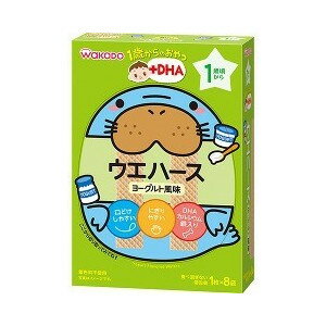 【10個セット】 1歳からのおやつ+DHA ウエハース ヨーグルト風味 32g(1枚*8袋入)×10個セット【正規品】【mor】【ご注文後発送までに2週間前後頂戴する場合がございます】 ※軽減税率対象品