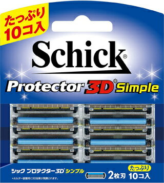 【3個セット】 シック プロテクター3D シンプル 替刃 (10コ入)×3個セット 【正規品】【k】【ご注文後発送までに1週間前後頂戴する場合がございます】