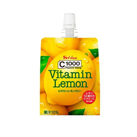 ハウス C1000 ビタミンレモンゼリー 商品説明 『ハウス C1000 ビタミンレモンゼリー』 ビタミンC1000mgとクエン酸1000mgを配合した、みずみずしい食感のC1000ビタミンレモンゼリー。 ビタミンCをしっかりチャージしなが...