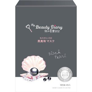 我的美麗日記 黒真珠マスク 23mL*4枚入 【正規品】