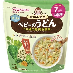 【3個セット】らくらくまんま ベビーのうどん 10種の緑黄色野菜 7か月頃から幼児期まで 115g ×3個セット【正規品】 【mor】【ご注文後発送までに2週間以上頂戴する場合がございます】 ※軽減税率対象品