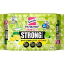 【10個セット】【1ケース分】花王 クイックルワイパー 立体吸着ウエットシート ストロング リフレッシュレモン(24枚入)×10個セット 1ケース分 【正規品】(3)