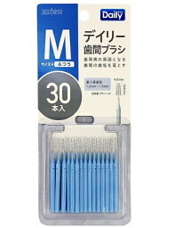 【3個セット】エビス デイリースリム 歯間ブラシ ふつう サイズ4(M) 30本入×3個セット 【正規品】