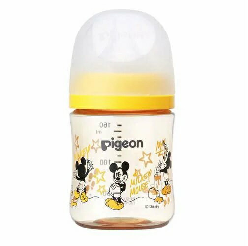 【40個セット】【1ケース分】 ピジョン 母乳実感 哺乳びん プラスチック Disney 160ml(1個)×40個セット 1ケース分 【正規品】【k】【ご注文後発送までに1週間前後頂戴する場合がございます】