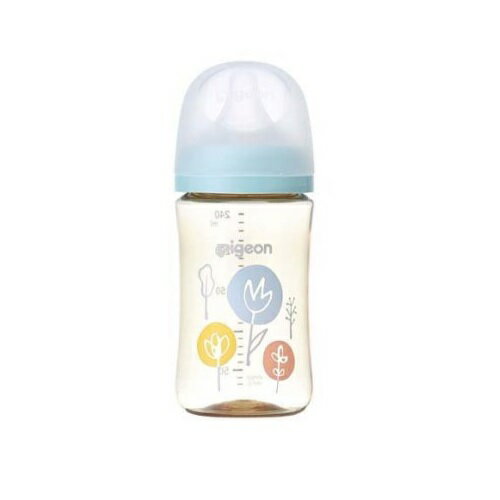 【3個セット】ピジョン 母乳実感 哺乳びん プラスチック Flower 240ml(1個)×3個セット　【正規品】【k】【mor】【ご注文後発送までに1週間前後頂戴する場合がございます】