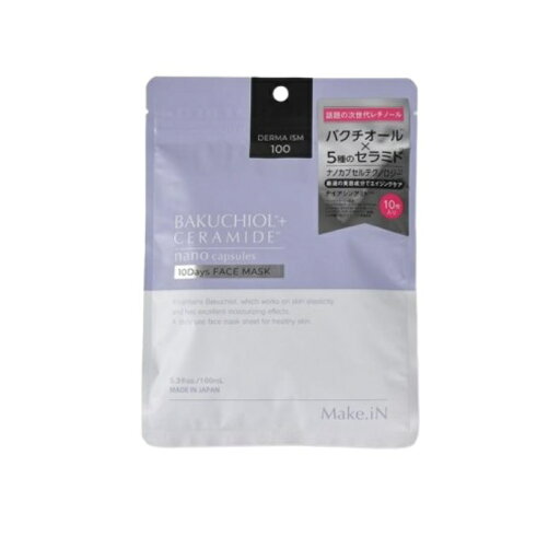 【60個セット】【1ケース分】 EVLISS Make.iN BAKUCHIOL+CERAMIDE 10days Face Mask(10枚入)×60個セット 1ケース分 【正規品】メイクイン バクチオール セラミド フェイスマスク 【60個セット】【1ケース分】 EVLISS Make.iN BAKUCHIOL+CERAMIDE 10days Face Mask(10枚入)×60個セット 1ケース分 【正規品】メイクイン バクチオール セラミド フェイスマスク