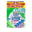 【6個セット】【1ケース分】ジョンソン スクラビングバブル トイレスタンプ 消臭成分in クリアジャスミン 詰め替え4本入×6個セット 1ケース分 【正規品】(3)