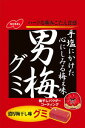 男梅グミ　38g 商品説明 『男梅グミ　38g』 濃厚な梅の味わいが噛むほどにしみ出す梅干し味のグミキャンデーです。 【男梅グミ　38g　詳細】 原材料など 商品名 男梅グミ　38g 内容量 38g 販売者 ノーベル 広告文責 株式会社プログレシブクルー072-265-0007 区分 食品ノーベル 男梅グミ　38g×10個セット