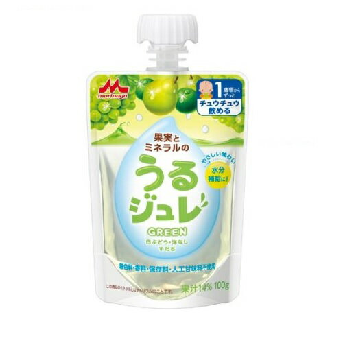 【3個セット】森永 うるジュレGREEN(100g×6個入)×3個セット 【正規品】【s】※軽減税率対象品