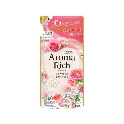 【10個セット】 ライオン　ソフラン　アロマリッチ　ダイアナ　つめかえ用 380ml×10個セット【正規品】