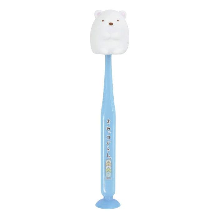 すみっコぐらし 吸盤&キャップ付きマスコット歯ブラシ しろくま 1本入【正規品】【mor】【ご注文後発送までに2週間前後頂戴する場合がございます】