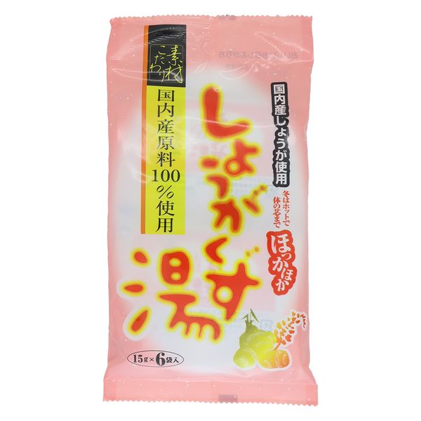 今岡製菓 しょうがくず湯 90g（15g×6袋） 商品説明 『今岡製菓 しょうがくず湯 90g（15g×6袋）』 国内産しょうがを丸ごと「すりおろし」て配合しております。本くずとでん粉でとろ味をつけた味わい深い商品です。 【今岡製菓 しょうがくず湯 90g（15g×6袋）　詳細】 原材料など 商品名 今岡製菓 しょうがくず湯 90g（15g×6袋） 原材料もしくは全成分 上白糖（甜菜（北海道産））、ばれいしょでん粉（遺伝子組換えではない）、しょうが、黒砂糖、本くず 内容量 15g×6袋 原産国 日本 販売者 今岡製菓 広告文責 株式会社プログレシブクルー072-265-0007 区分 食品今岡製菓 しょうがくず湯 90g（15g×6袋）　×10個セット