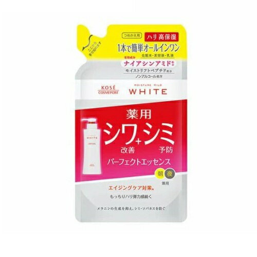 【10個セット】 コーセー モイスチュアマイルド ホワイト リンクルケア パーフェクトエッセンス つめかえ(200ml)×10個セット【正規品】 【10個セット】 コーセー モイスチュアマイルド ホワイト リンクルケア パーフェクトエッセンス つめかえ(200ml)×10個セット【正規品】