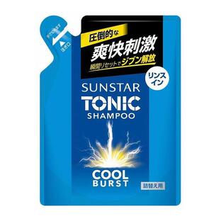 【3個セット】 サンスター トニックシャンプー COOL BURST リンスイン 詰替え用(340ml)×3個セット【正規品】 【3個セット】 サンスター トニックシャンプー COOL BURST リンスイン 詰替え用(340ml)×3個セット【正規品】