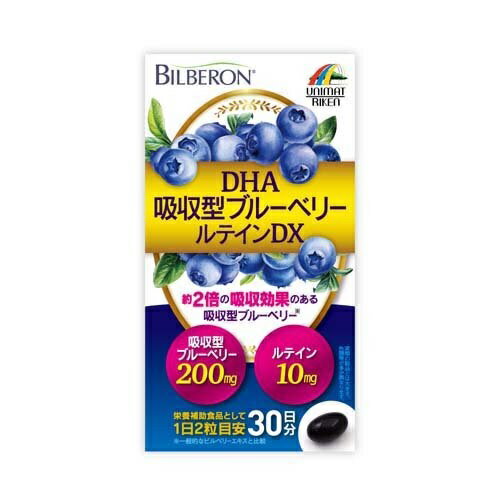 ユニマットリケン DHA吸収型ブルーベリールテインDX(60粒入)【正規品】※軽減税率対象品 1