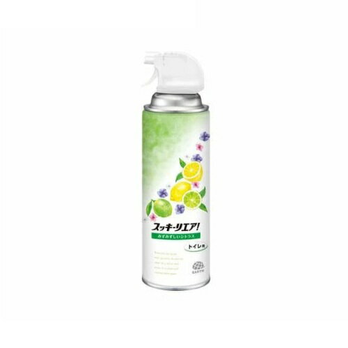 【3個セット】 アース製薬 スッキーリエア! トイレ用 消臭スプレー みずみずしいシトラス(350ml)×3個セット【正規品】 【3個セット】 アース製薬 スッキーリエア! トイレ用 消臭スプレー みずみずしいシトラス(350ml)×3個セット【正規品】