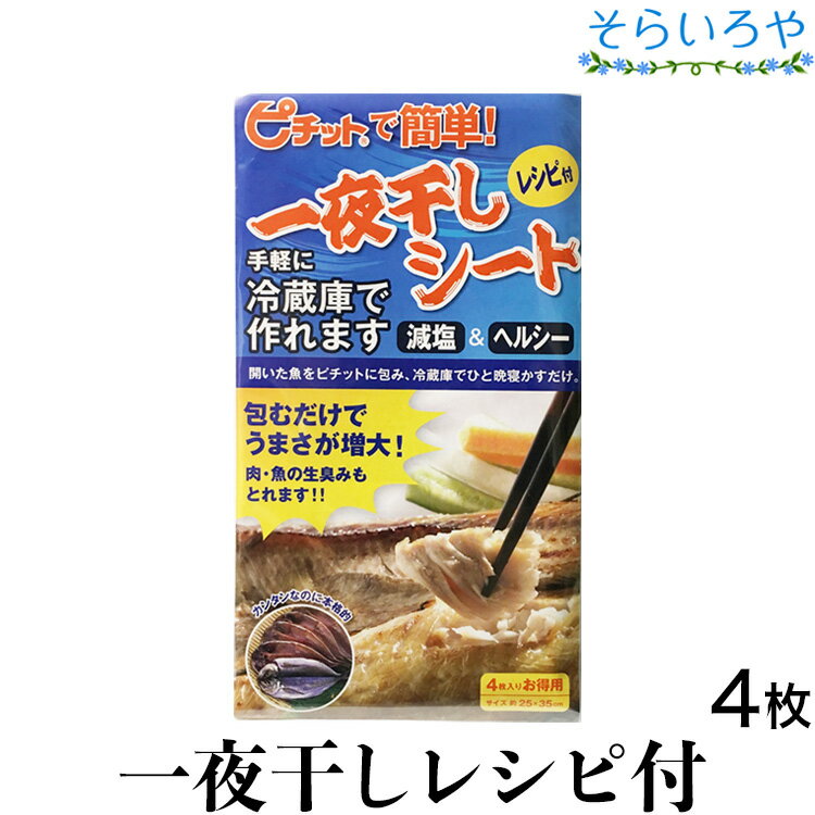 ピチット 一夜干しシート 4枚入 オカモト ピチットシート （レギュラータイプ）