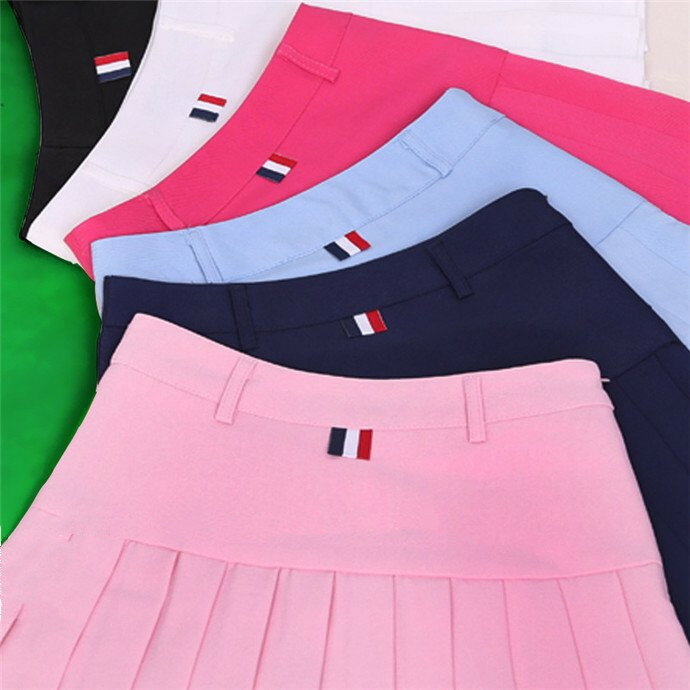 ゴルフ インナーパンツ付スカート ゴルフウェア スカート ゴルフ ペチパンツ付属 丈短め ショート丈 レディース かわいい