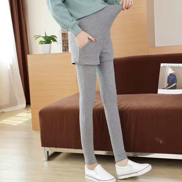 マタニティ スカート付きレギンス レギンス スカッツ レギンスパンツ ストレッチパンツ ミニスカート レディース ボトムス スキニーパンツ 着瘦せ シンプル 着回し かわいい カジュアル タイトスカート フレアスカート 春 秋 M L XL 2XL