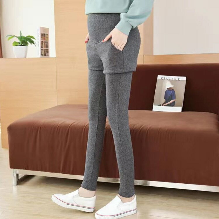 マタニティ スカート付きレギンス レギンス スカッツ レギンスパンツ ストレッチパンツ ミニスカート レディース ボトムス スキニーパンツ 着瘦せ シンプル 着回し かわいい カジュアル タイトスカート フレアスカート 春 秋 M L XL 2XL