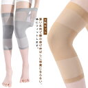 4枚セット 膝サポーター 薄手 夏用 膝 サポータ 薄型 膝保温 通気性 メッシュ やさしい 着圧 ライトスポーツに 高齢者 ロング 蒸れない サポーター 膝 ...