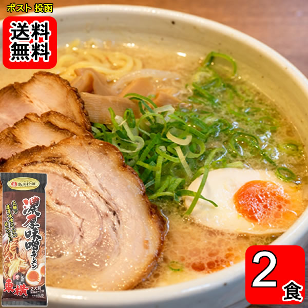 東横 濃厚味噌ラーメン 270g×1袋お試しセット(計2人前)【メール便送料無料】