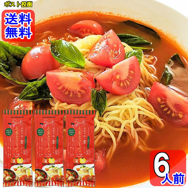 とまとラーメン 6人前 詰め合わせセット【メール便送料無料】
