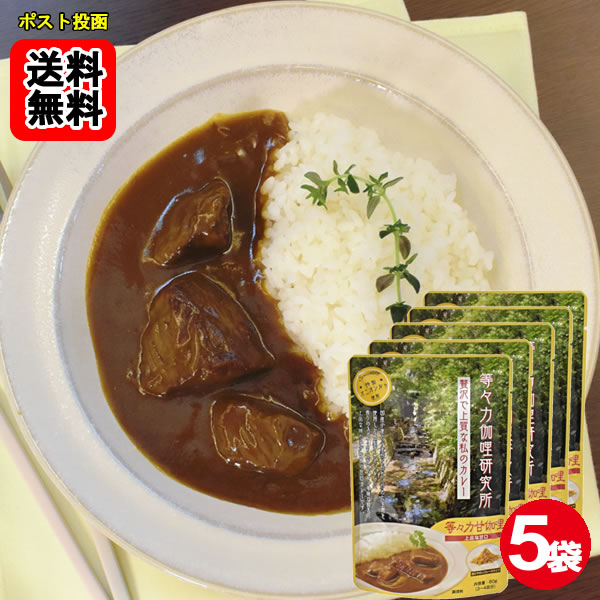Rakuten - 等々力伽哩研究所 上品な甘口カレー3～4皿分×5袋お試しセット 【メール便送料無料】