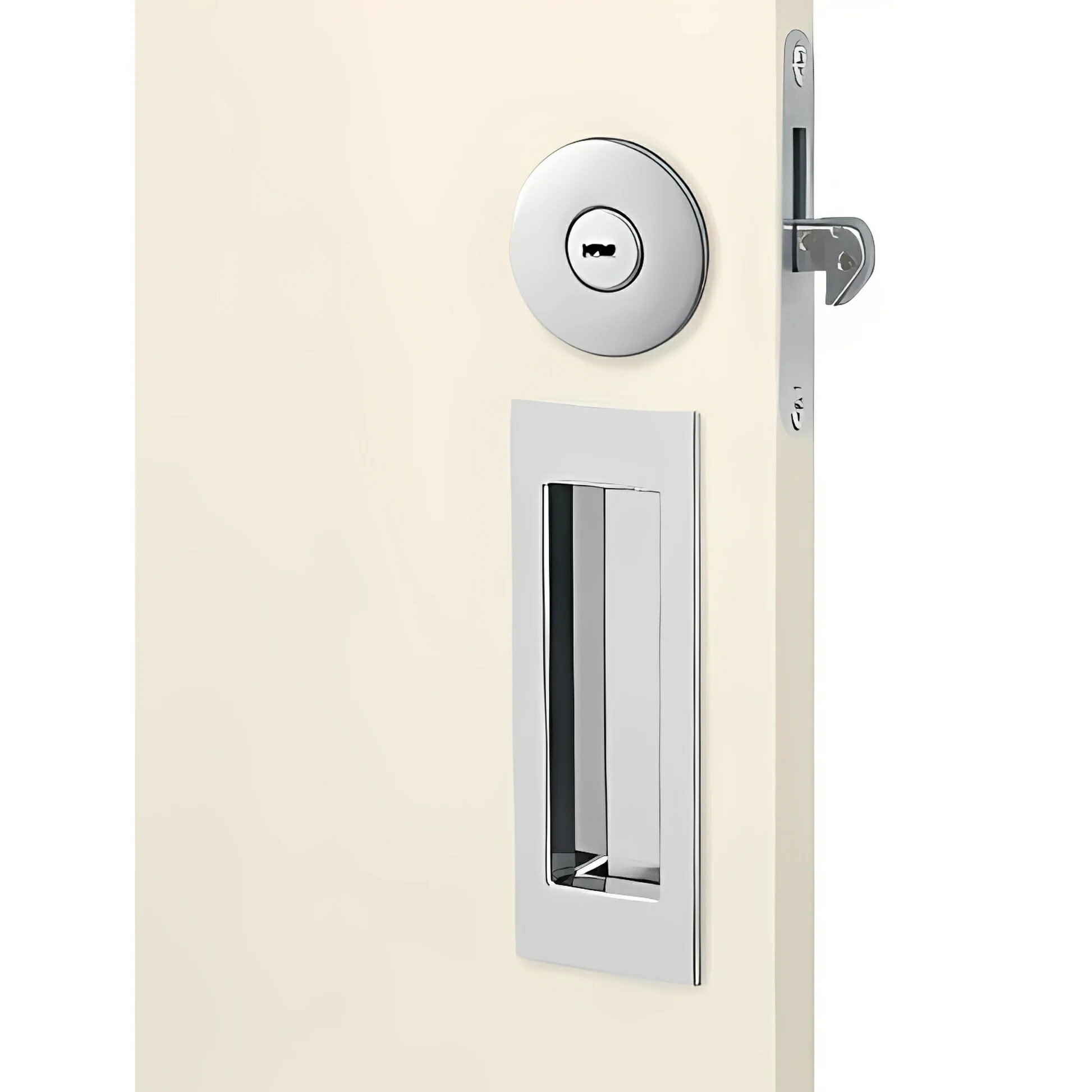 WOODONE　ウッドワン　ドア部材引き手(K型・鍵付錠)【ZH21K4-B】