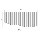 トクラス(ヤマハリビングテック)　システムバスルーム　オプションシステムバス用巻きフタ(61L)　※HB10010705