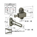 YKK-AP 玄関ドア部材ドアガード 親子 両開き用ドアカード(ヴェナートJD型 プロントPD型用)親子扉 両開き扉用【HH5K18449】