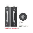 YKK-AP　玄関ドア部材錠ケース・錠受け補助錠サムターン