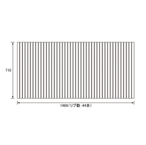 パナソニック　風呂フタ(長辺1470ミリ×短辺710ミリ:巻きフタ:長方形:切り欠きなし)【RL91FX04HMED】