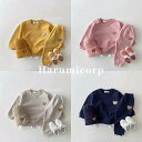 セットアップ キッズ ベビー服 女の子 男の子 tシャツ 長袖 綿 ロングパンツ 子供服 春秋 ジャージ 上下セット スポーツ 新生児 赤ちゃん おしゃれ 可愛...