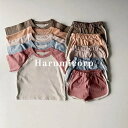 セットアップ キッズ ベビー服 女の子 男の子 子供服 tシャツ 半袖 ショートパンツ 韓国こども服 夏服 ジャージ 上下セット 運動着 おしゃれ 可愛い ルー...
