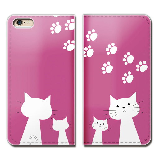 AQUOS sense2 SH-01L ケース 手帳型 ベルトなし 猫 にゃんこ ネコ ねこ 肉球 スマホ カバー ねこ07 eb21302_01 AQUOS sense2 SH-01L ケース 手帳型 ベルトなし 猫 にゃんこ ネコ ねこ 肉球 スマホ カバー ねこ07 eb21302_01