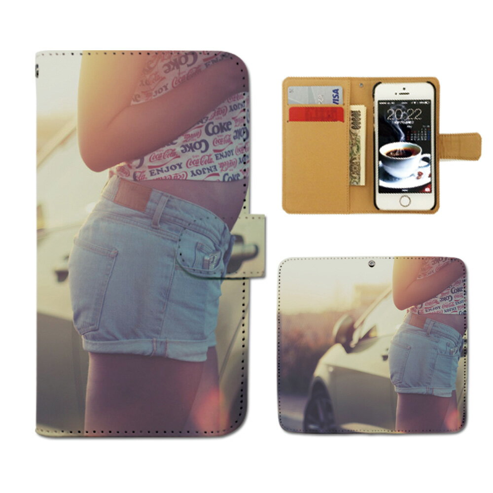 AQUOS sense2 手帳型ケース SHV43-UQ PHOTO 女性 セクシー モデル スマホケース 手帳型 スマホカバー e017604_02 アクオス あくおす シャープ