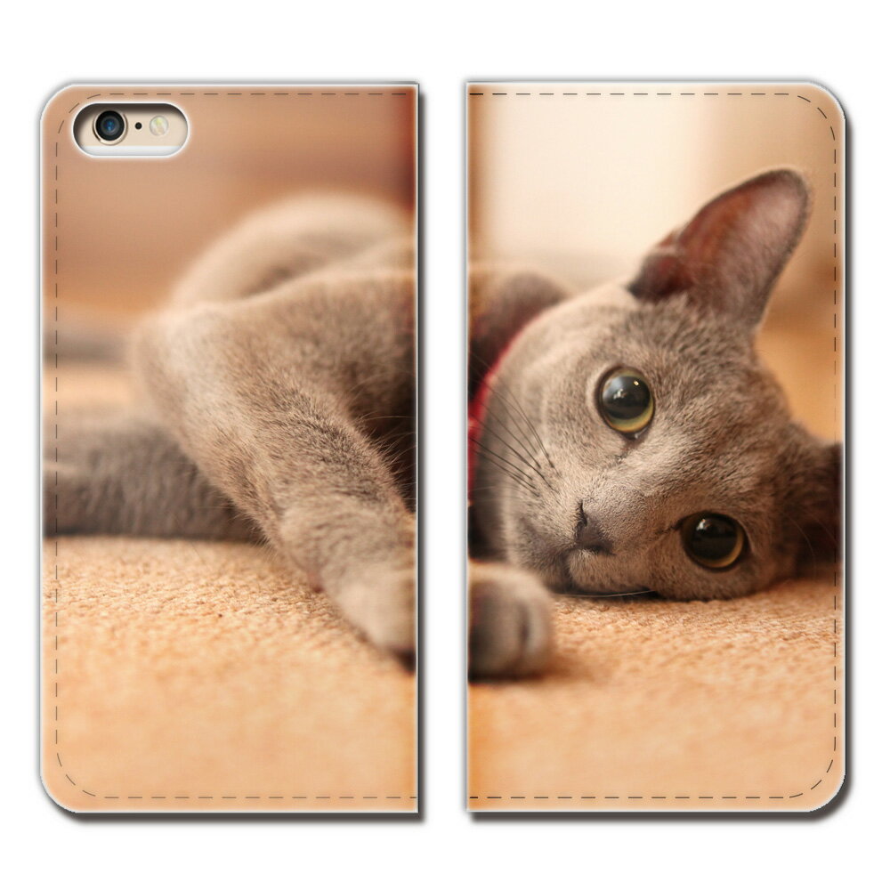 AQUOS R2 SHV42 ケース 手帳型 ベルトなし ペット 猫 ネコ ねこ 動物 スマホ カバー アニマル02 eb24003_03