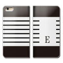arrows Be4 F-41A スマホ ケース 手帳型 ベルトなし イニシャル ペア 英字 E マーク スマホ カバー 頭文字01 eb24101_05(2)