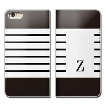 iPhone SE 第1世代 iPhoneSE スマホ ケース 手帳型 ベルトなし イニシャル ペア 英字 Z マーク スマホ カバー 頭文字02 eb24202_01