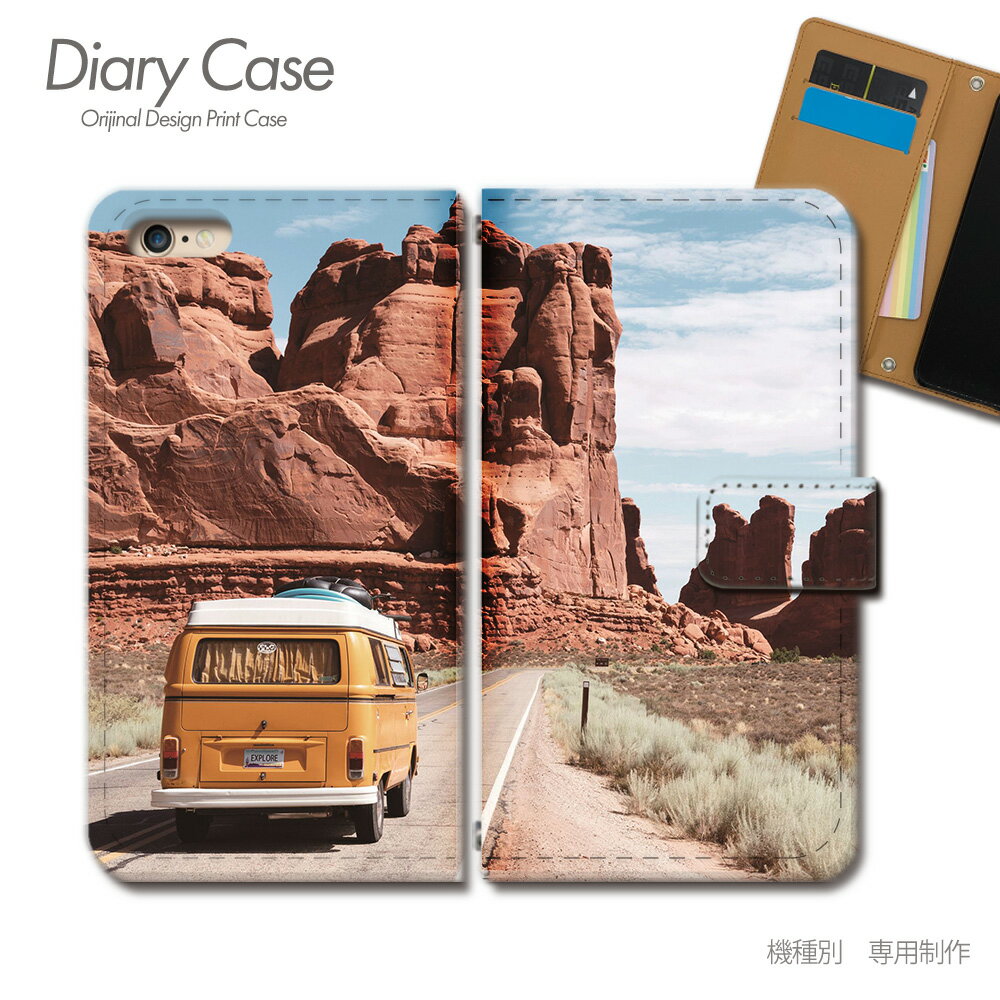 Xperia 1 III 手帳型 ケース SOG03 クラシックカー 車 レトロ ビンテージ スマホ ケース 手帳型 スマホカバー e028203_03 エクスペリア えくすぺりあ ソニー