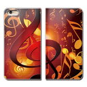 Android One S3 ケース 手帳型 ベルトなし 音楽 音符 譜面 ト音記号 楽器 バンド スマホ カバー MUSIC01 eb25701_05(2)