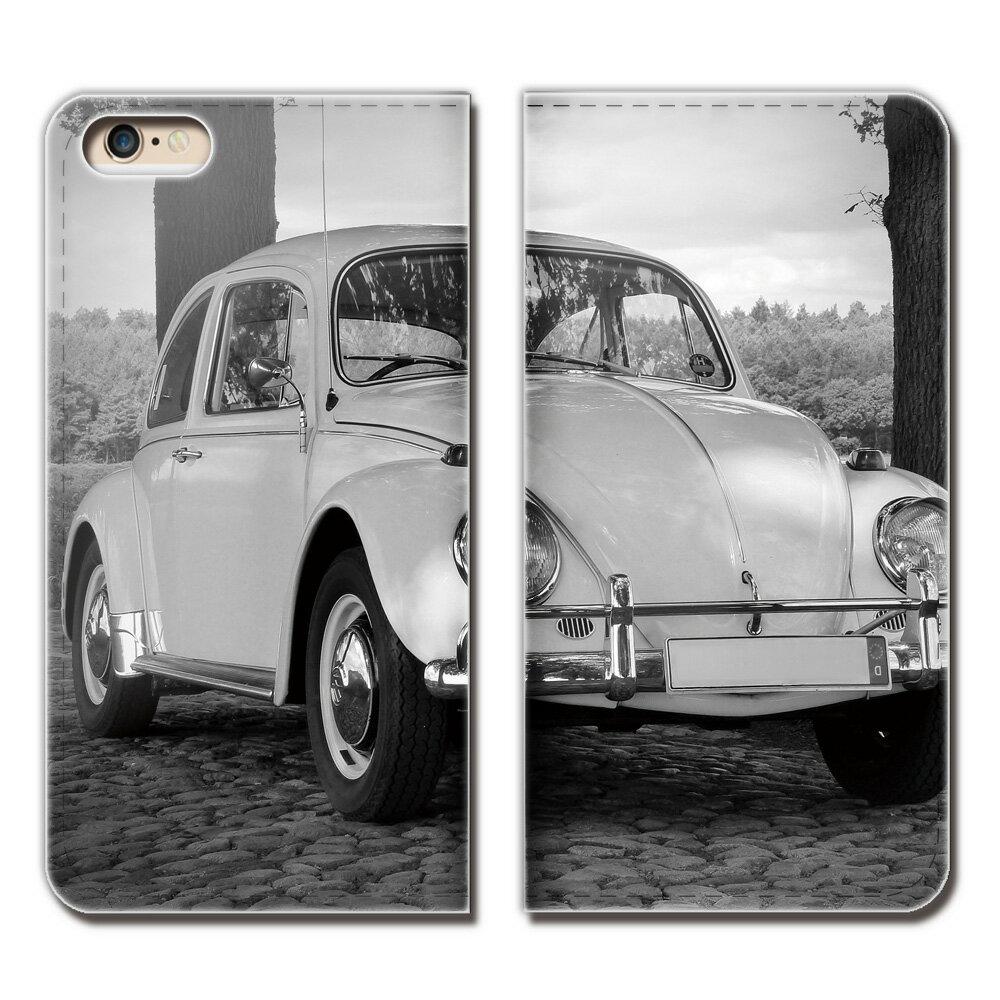 iPhone7 (4.7) iPhone7 ケース 手帳型 ベルトなし クラシックカー アメ車 レトロ ビンテージ スマホ カバー クラッシック01 eb28204_02