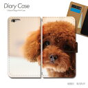 AQUOS R6 手帳型 ケース SH-51B 犬 イヌ いぬ トイプードル かわいい スマホ ケース 手帳型 スマホカバー e032901_04 アクオス あくおす シャープ(2)