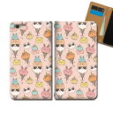 Redmi Note 9S M2003J6A1R スマホ ケース 手帳型 ベルトなし アニマル パンダ ウサギ うさぎ スマホ カバー 動物 eb34403_02(2)