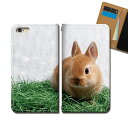 Android One S4 スマホケース 手帳型 ベルトなし 写真 アニマル ペット うさぎ ウサギ スマホ カバー 動物 バンドなし マグネット 手帳 携帯ケース eb36702_01 SHARP あんどろいど アンドロイド(2)